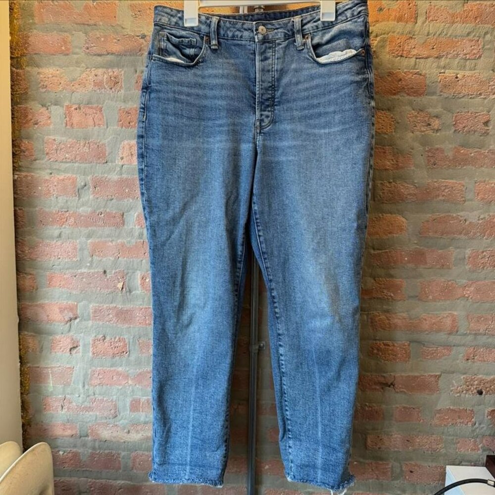 Old Navy O.G. Straight Button Up Jeans Size 14